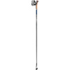 LEKI Nordic Walking palice Smart Flash, svetlá antracitová-polnočná modrá tmavá metalická-biela - 130 cm