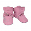 ESITO Capáčky barefoot Softshell Lamb Antique pink Veľ. 0 - stielka: 10 cm