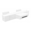 MEXEN - Termostatická vaňová batéria Cube, biela 77360-20
