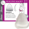 Braza - SILICONE TRIANGLE, push-up výstuž (7100-26)