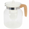Excellent Houseware Sklenený džbán Lia White 1,5L