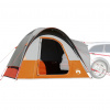 zahrada-XL Autostan, 4 osoby, sivo oranžový, vodoodolný 4009496