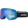 ALPINA Lyžiarske okuliare SLOPE čierne matné Q-LITE modré