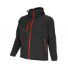 BENNON softshellová bunda FORCE, čierna/červená - 4XL