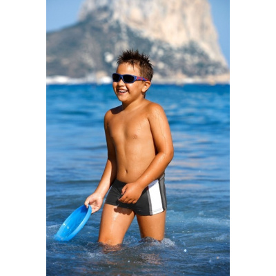 Chlapčenské plavky boxerky Lorin 8 - do 152 116 Čierna