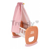 Kolíska s textilným baldachýnom Cradle Soft Baby Nurse Smoby pre 42 cm bábiku od 18 mes