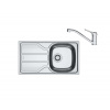 Franke Kuchynský set N100, nerezový drez FLN 611-78 LB a batéria FB 250.031, chróm 101.0731.379
