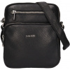 Lagen Pánska kožená crossbody taška 6048 BLK