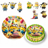 DIGITÁLNA TLAČ Jedlý obrázok na tortu MINIONKY MINIONS + POSTAVY + TEXT 30