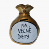 Pokladnička s nápisom - na večné diety