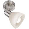 Globo Lighting Daytona nástenná lampa 1x5 W biela-niklová 818901016X