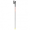 LEKI Neotrail FX.One Superlite bright red-neonyellow-naturalcarbon 125 cm; Černá hole