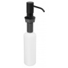 Sapho Doplnky - Zápustný dávkovač mydla, čierna mat SP023B