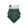KikkaBoo Podbradník bandana 2ks Secret Garden Green