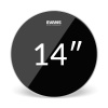 Evans Hydraulic Tom Black Priemer blany: 14