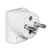 ABB Vidlica 5536-2154 250V 16A 2P PVC biela