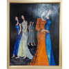 Ľ Mode - Ing. Lujza Ferková, originálny, ručne maľovaný obraz M (do veľkosti 65x65cm) Viac farieb