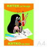 Omaľovanka A4 Akim - Krtko sa hrá