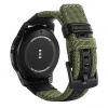 eses Tkaný nylónový remienok pre smart hodinky 20 mm Farba: zelená army - čierna