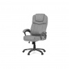 AUTRONIC Kancelárske kreslo, hojdací mechanizmus, šedá látka, KA-C715 GREY2