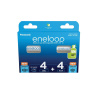 ENELOOP AAA/mikro 1,2 V 800 mAh batéria + AA/tužková batéria 1,2 V 2000 mAh (4-4 ks)