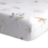 Babymatex Bavlnené prestieradlo do postieľky 70x140 cm - Vážky