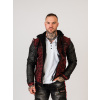 Pánska bunda CIPO & BAXX CJ259 BURGUNDY Farba: Červená, Konfekčná veľkosť: XL
