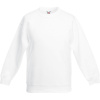 Fruit of the Loom Mikina Classic Kids Set-In Sweat, dětská COT162041001a3-white Bílá 104