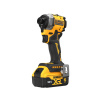 DEWALT Akumulátorový rázový uťahovák 18 V bez uhlíkovej kefky (2 x 5,0 Ah batéria + nabíjačka + TSTAK) DCF850P2T