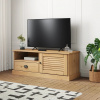 vidaXL TV skrinka VIGO 106x40x40 cm masívna borovica - Hnedá - 124324-70444