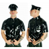 Latexová policajná čiapka - bs45076 (obvod hlavy 59 cm)