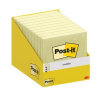 Samolepiaci poznámkový blok, Z, 76x76 mm, 100 listov, 3M POSTIT, žltá