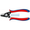 KNIPEX 12 82 130 SB Odizolovacie kliešte na svetlovody, plastové návleky, brunierované