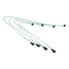 Supermicro - Kabel SATA/SAS - SATA (F) rovné do SATA (F) pravoúhlý - kulatý - pro P/N: CSE-113TQ-70 CBL-0180L-01