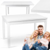 Rozkladací stôl 120-160 do jedálne kuchynského salónu SKUBI biely Loft