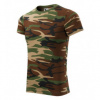 MALFINI CAMOUFLAGE 144 Tričko unisex 1443314 M 33 camouflage brown