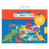100 samolepek - dinosaures/dinosauři