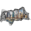 Fototapeta diera na stenu 3D Manhattan new york city 95x73 cm