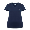 Slazenger Ladies V Neck Tee Shirt Navy 12 (40)
