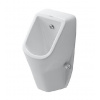 Duravit D-Code - Pisoár, zadný prívod vody, Rimless, s HygieneGlaze, alpská biela 0829302000