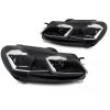 Volkswagen Golf VI 2008-2012 - Predné LED svetlá SILVER LINE SEQ DRL