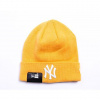 Kulich New Era MLB League Essential Cuff Beanie New York Yankees Yellow / White Velikost: One Size (56-59 cm)