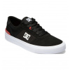 Čierne skate topánky DC TEKNIC S BLACK/WHITE Veľkosť EU: 40.5