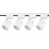 Kolajnicové led svietidla - Sada szyna wytwód 1,5 m+4 biele svetlomety (Sada szyna wytwód 1,5 m+4 biele svetlomety)