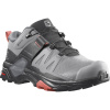 SALOMON Dámske trekové topánky X ULTRA 4 WIDE GTX W alloy/quiet shade/burnt sienna - sivé Veľkosť EU: 44