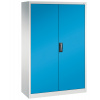 Kancelárska skriňa Acurado, krídlové dvere, 1200 x 500 x 1950 mm, bledosivá/bledomodrá