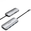 Vention TOJHB dokovacia stanica a replikátor portov Kábel USB 3.2 Gen 1 (3.1 Gen 1) Type-C Šedá, Strieborná (TOJHB)