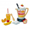 Tender Leaf Toys Fruity Blender drevený mixér s pohárom ovocím a kocky ľadu