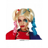 Kostým, maska - Vlasy parochne čiastočne -Blond glond cops (#Hit Peruka Harley Quinn DC Comics kostým kostým)
