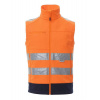 PAYPER TRAFFIC FLUO 001449-0090 / Dvojfarebná reflexná softshellová vesta - neónovo oranžová/navy blue XXXL